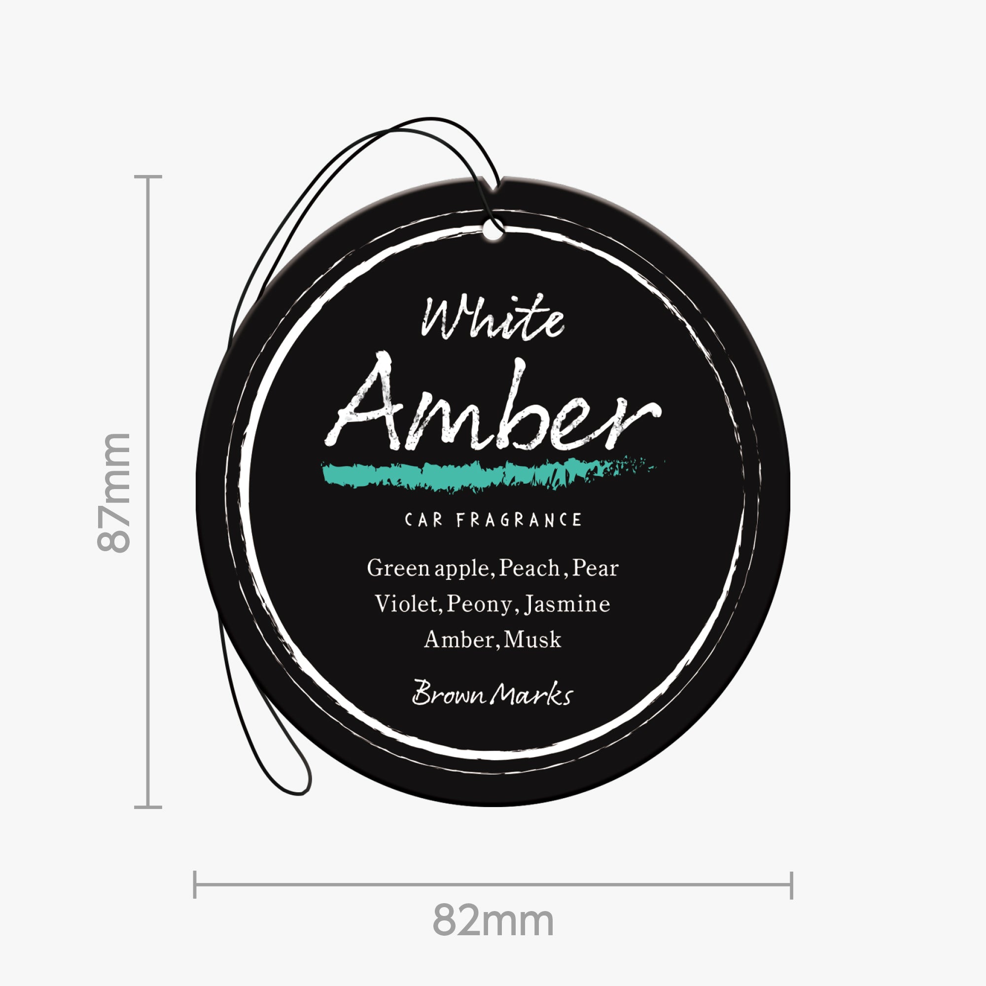 ブラウンマークス クラフト プレート3個パック ホワイトアンバー