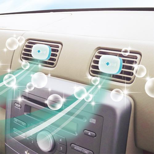 消臭エアエイド エアコンクリップ2個パック ソープ | カーデオドラント